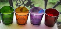 colored glassware