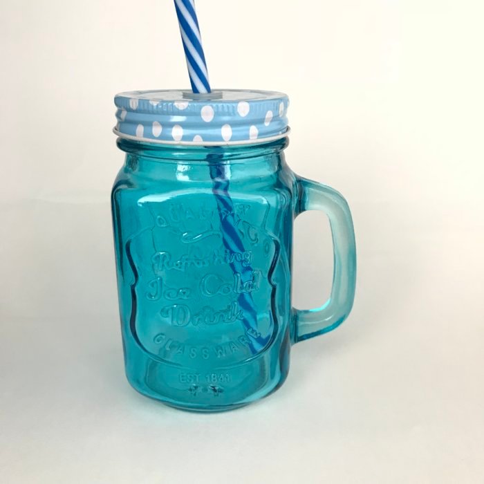 Colored Mason Jar Mug